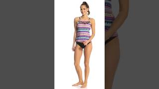 24th & Ocean Sonora Senora High Neck Tankini Top | SwimOutlet.com Resimi