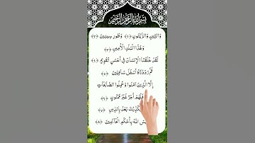 SURAH AT-TIN (سورة التين) ❤️ Egzon Ibrahimi ✨#egzonibrahimi #surahattin