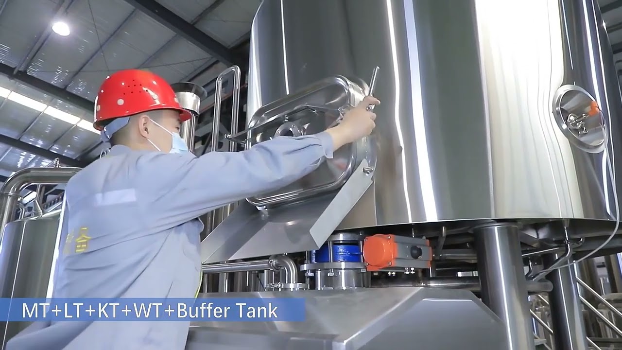 2000L 5 Vessel Brewhouse_Tiantai beer equipment YouTube