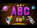 ABC Song In Space🪐| Learn The Alphabet with Rockets, Stars, And Planets| Fun ABC Song For Kids