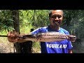 インドネシアのジャングルで魚釣って丸焼き