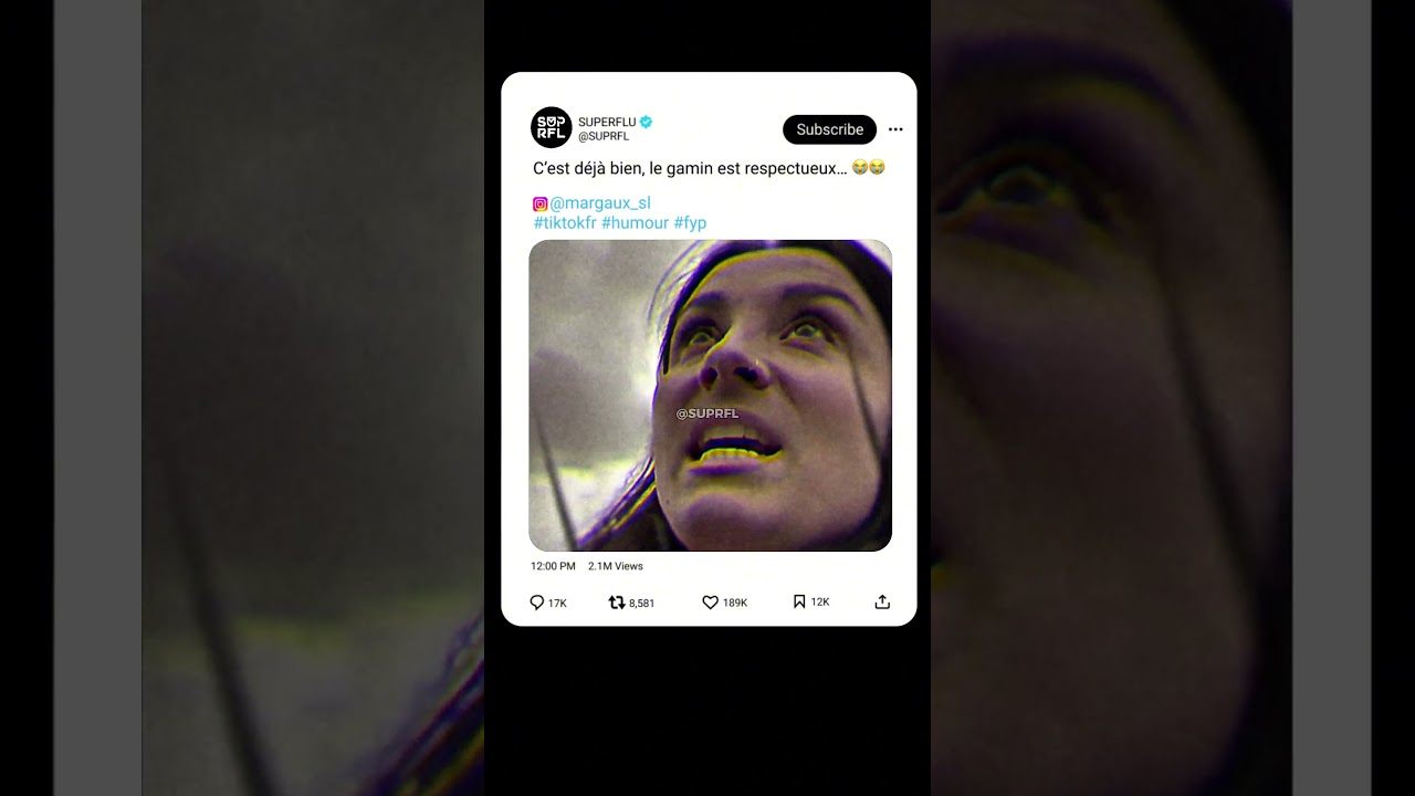 C’est déjà bien, le gamin est respectueux… 😭😭