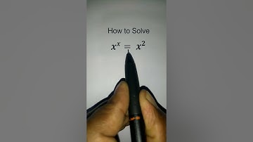 A Nice Exponential Equation - What is the value of X in this Exponential Equation? Math