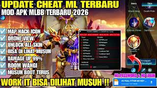 CHEAT ML AUTO AIM ｜｜ MOD MENU MOBILE LEGENDS 2026 ｜｜ AUTO AIM ALL HERO + MAP HACK + UNLOCK ALL SKIN