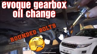 Range Rover evoque 2.2 auto gearbox oil change and engine oil change