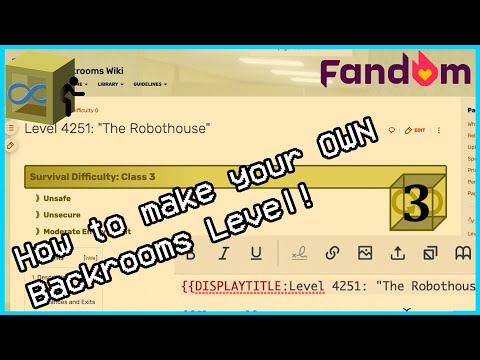 How to make and submit your OWN Backrooms Level! (Official Backrooms  Fandom) 