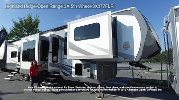 2017 Highland Ridge RV-Open Range 3X-3X377FLR