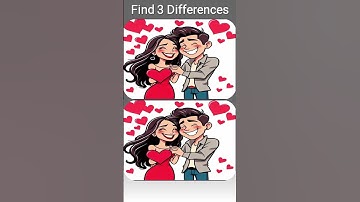 Can You Spot 3 Differences? Only Geniuses Can! 🔥👀  #Shorts #puzzle #games #quiz