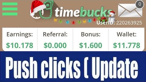 how to activate push clicks in timebucks | timebucks push click ko kesy active karn