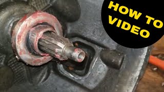 How To Install A Throwout Bearing AKA Release Bearing, ZF S542 Throw Out Bearing