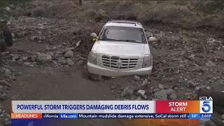Major storm triggers damaging mudslides in Wrightwood