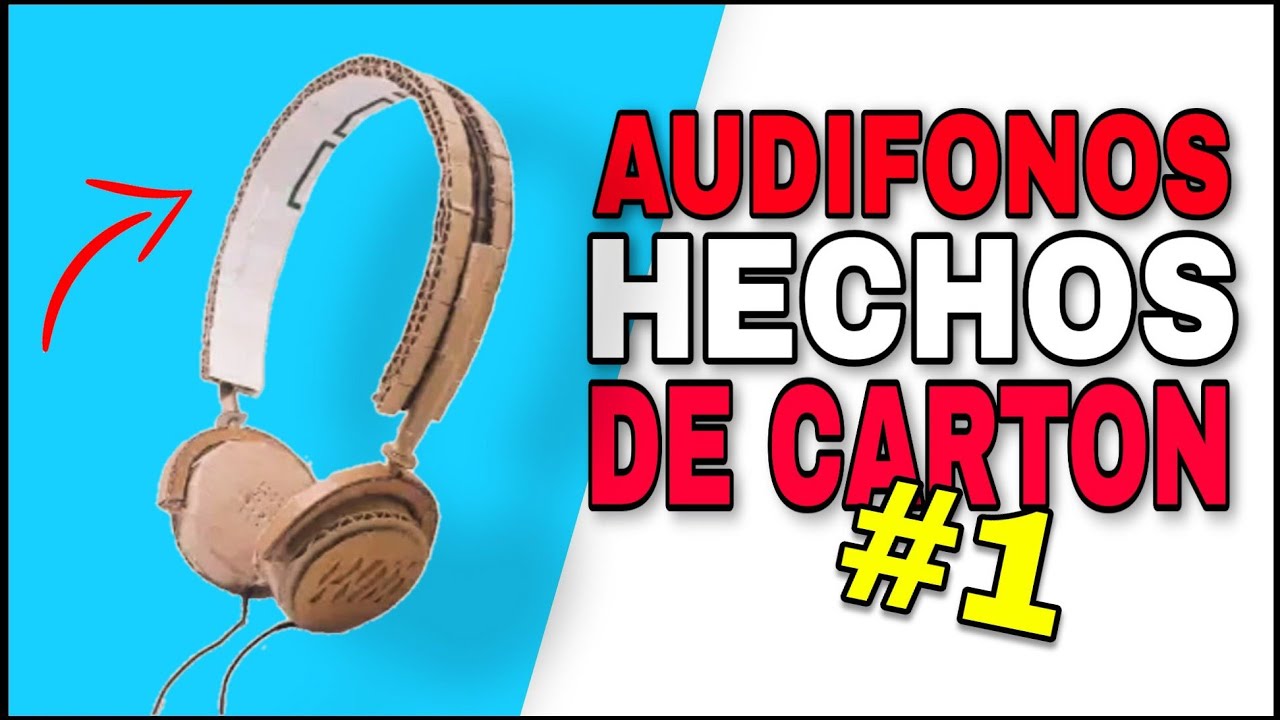 Pera Desviar material How to make headphones out of cardboard - YouTube