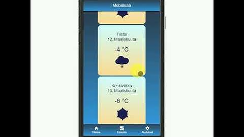 Ionic weather App