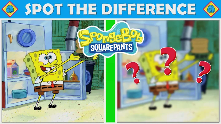 Spot The Difference | SPONGEBOB SQUAREPANTS | Find the Difference