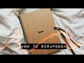 DIY HOW TO SCRAPBOOK