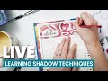 LIVE: Shadow Techniques in Colouring Books!