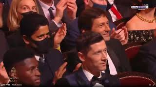 Suarez hands Messi the 2021 Ballon D'or