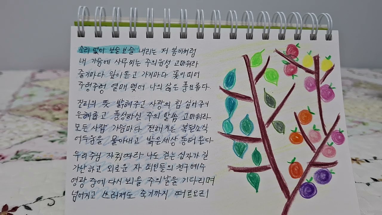 P307 소리없이 보슬보슬