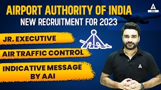 AAI Recruitment 2023 | AAI JE ATC New Vacancy 2023 | AAI New Vacancy 2023