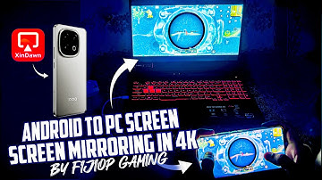 ANDROID TO PC MIRRORING IN 4K || ANDROID VOICE PROBLEM SOLUTION || FIJIOP GAMING || IQOO 13 ||