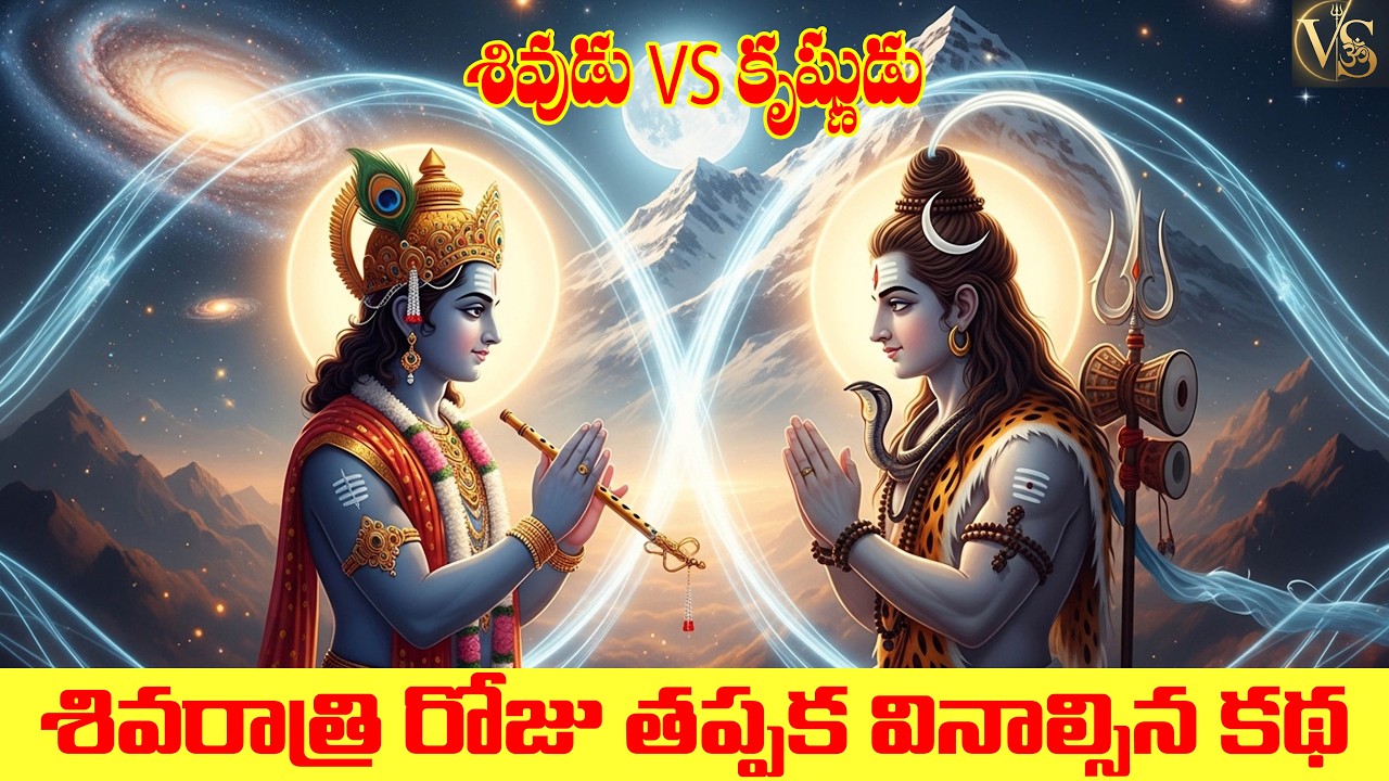 శివరాత్రి రోజు తప్పక వినాల్సిన కథ | శివరాత్రి రహస్యం | శివుడు – కృష్ణుడు దివ్య లీలా |Vak Shakthi
