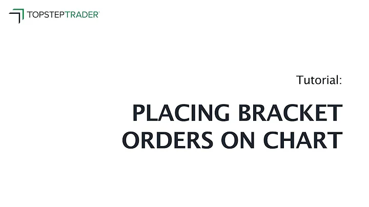 Placing Bracket Orders on Chart