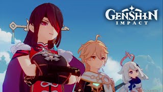 All Cutscenes Fleeting Colors in Flight (Part 2) (Jp dub En Sub) Genshin Impact