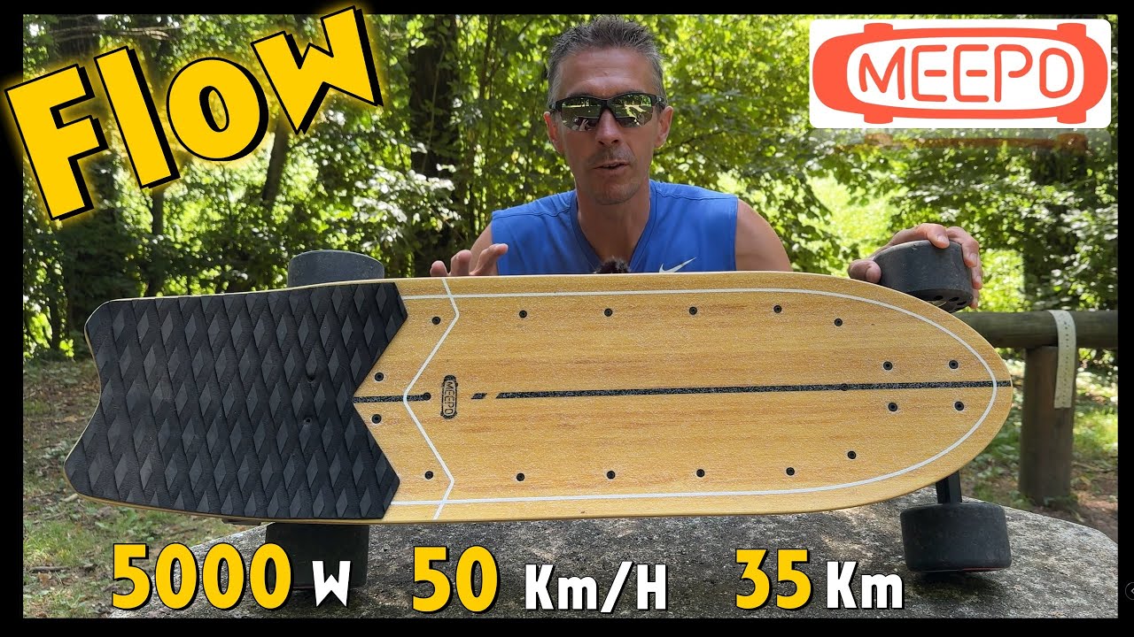 MEEPO Flow | Skate électrique Review | Le Cruiser Puissant, fun, Stylé. 