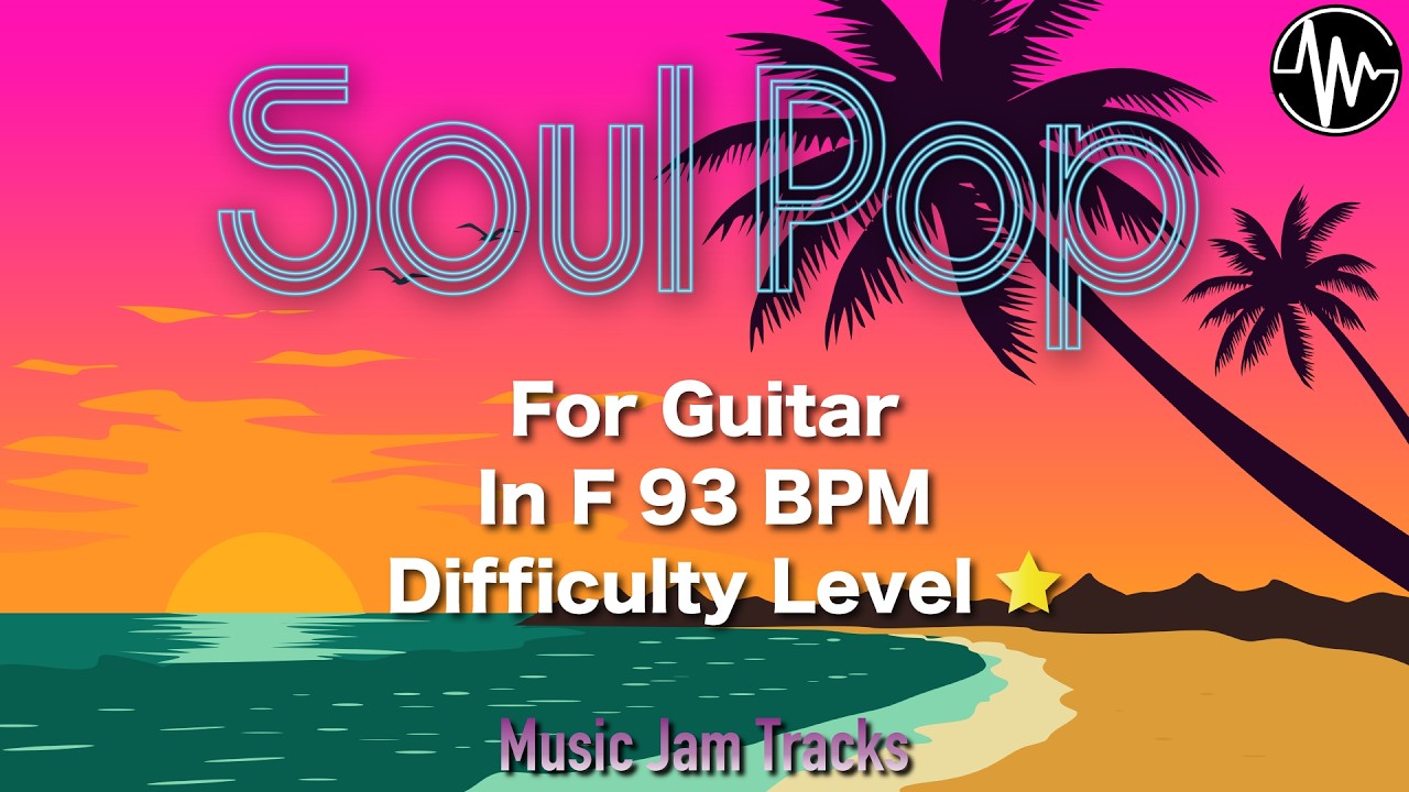 Soul Pop Jam for【Guitar】BPM115 | No Guitar Backing Track
