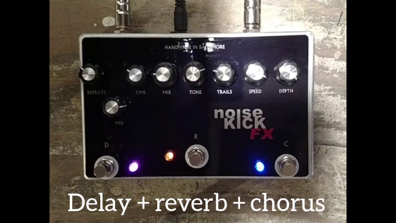 Chorus delay reverb sale pedal