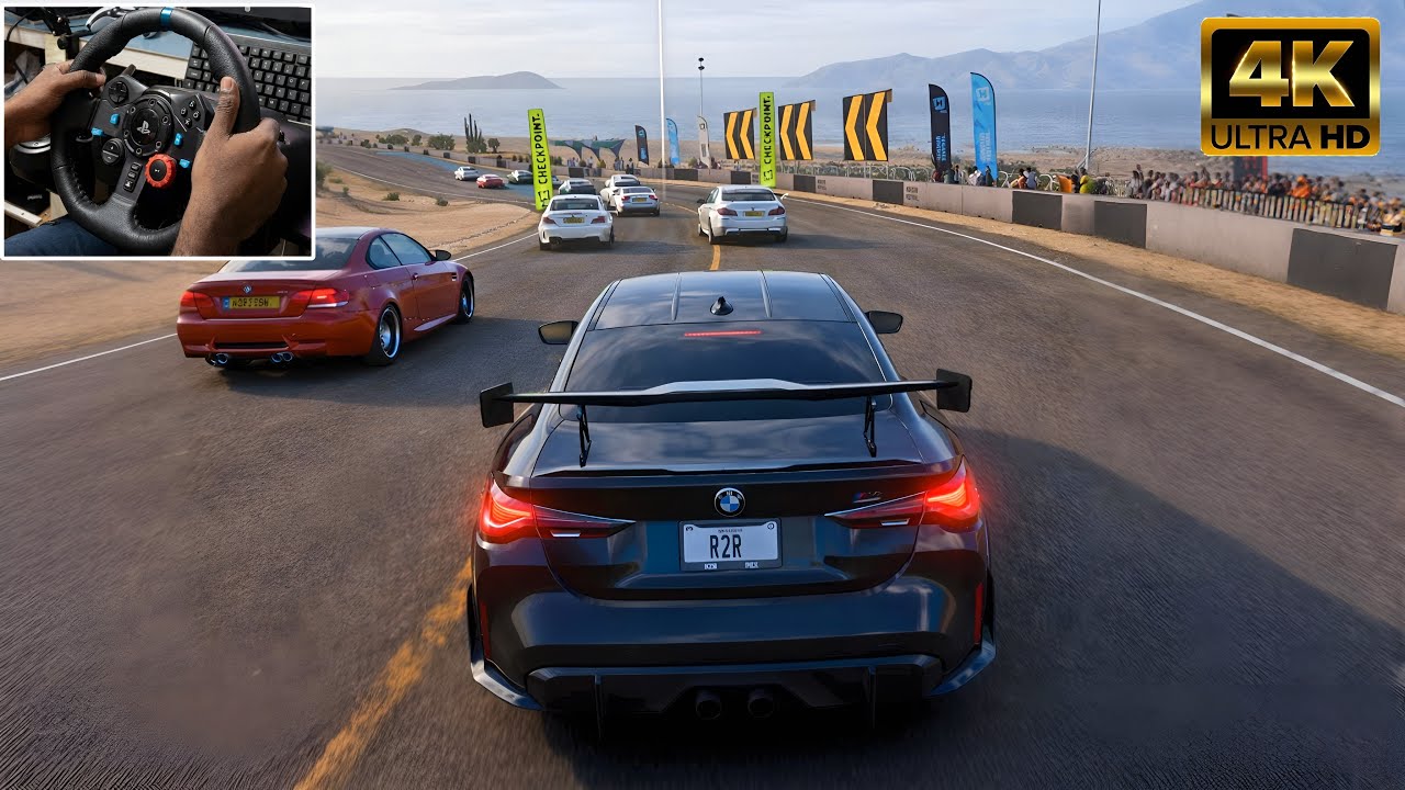 BMW M4 Competition vs Supercars 🔥 | Forza Horizon 5 | Logitech G29 Wheel