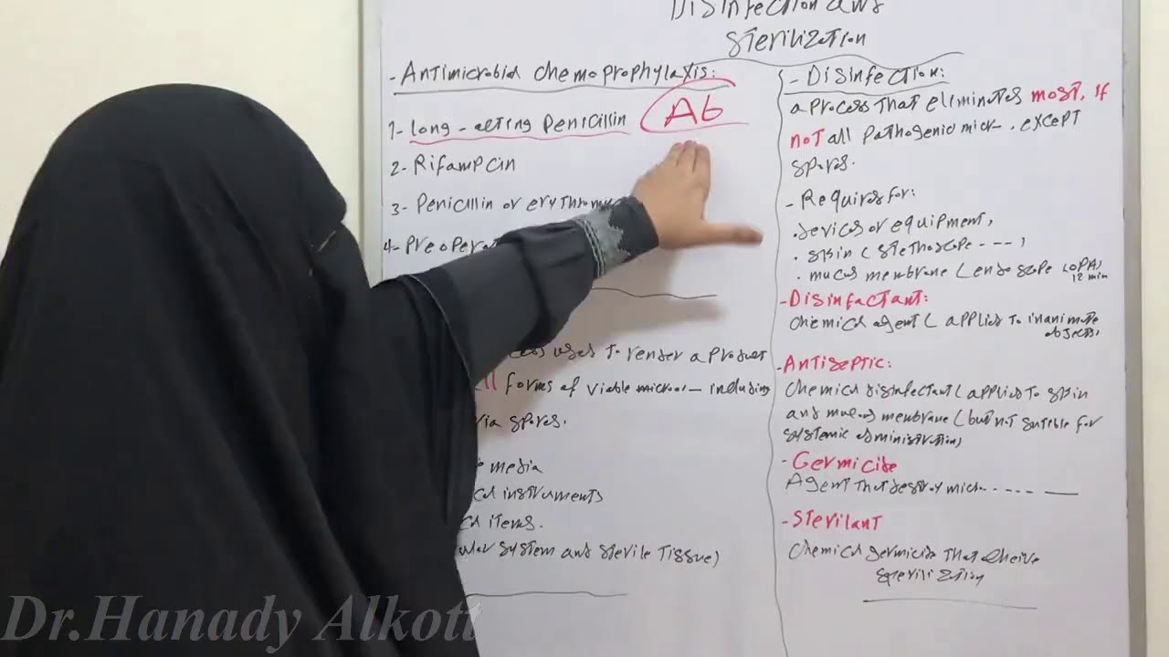 💧🧴⚗️ Disinfection and Sterilization Part 1🩹⚗️🧴