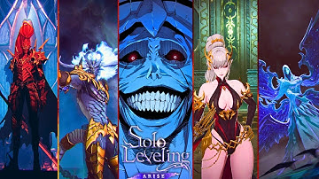 Completed Every Main Boss Fight - (Cutscenes + Story + Endgame) - Solo Leveling Arise