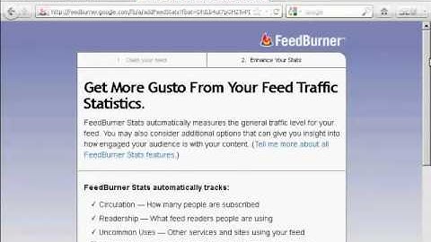 Adding a FeedBurner to your WP Blog