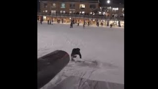 Guy Literally Lost His Skis Taking A Bad Slam After Failing A Trick
