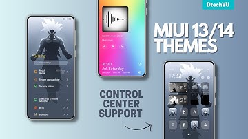 Try These 3 MIUI 13/14 Themes with control centre support | Best MIUI Themes
