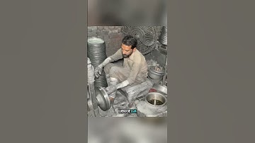 Cómo el metal desechado se convierte en una nueva olla #Reciclaje #Tecnología #fabricación