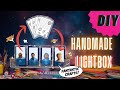 I Turned the FantasticFourCast into a GlowingLightBox🤯|DIYSuperheroArt Part-01 #lightboxart @marvel