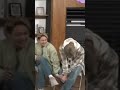 #Namkook Jungkook accidently hit Namjoon's leg. aww joonie