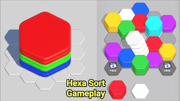 Hexa Sort Game Gameplay
