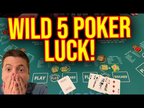 WILD 5 POKER IN LAS VEGAS IS BACK!! AWESOME RUN!!