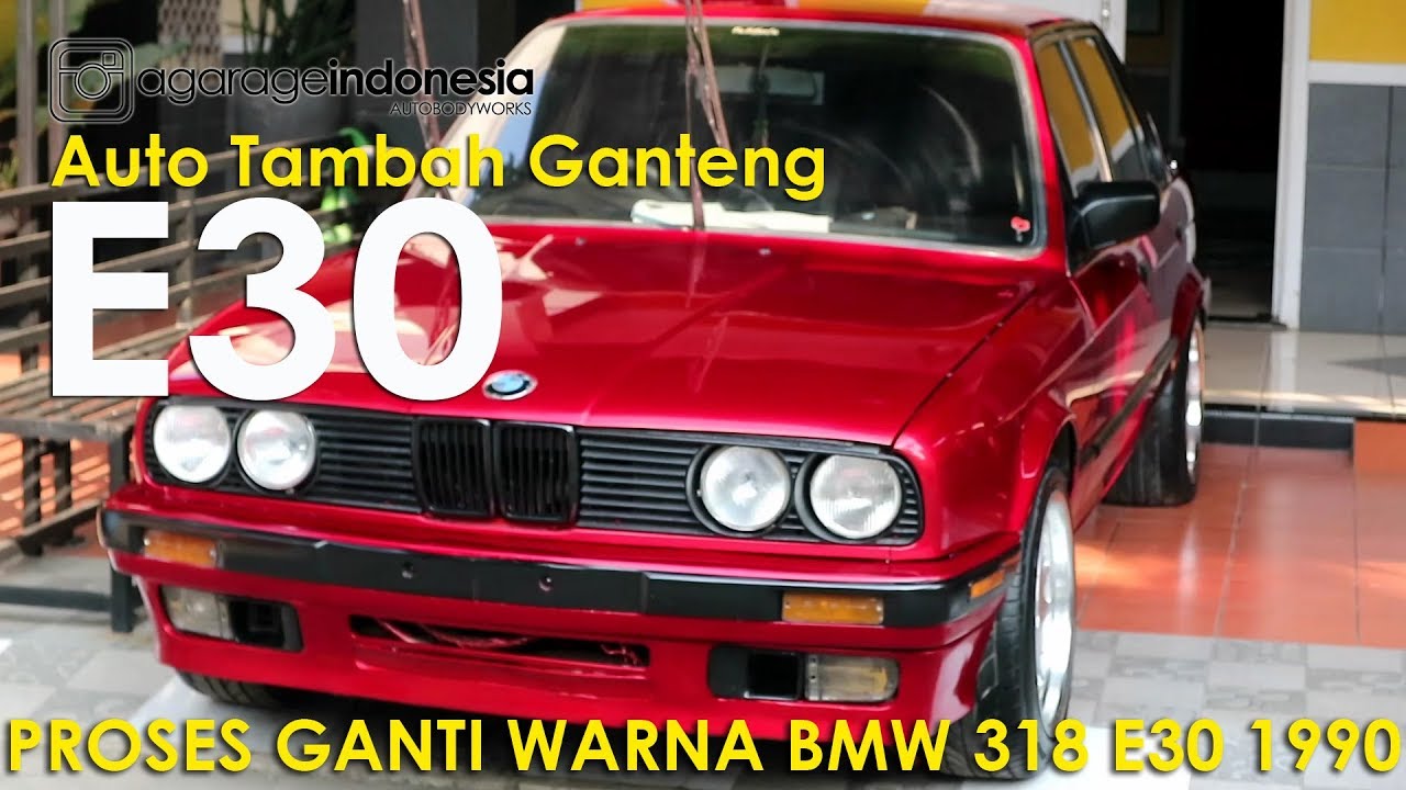 BMW E30 Red Candy tone By Agarage Indonesia YouTube