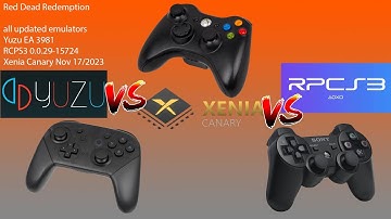 Red Dead Redemption on emulators 2023 yuzu VS xenia VS rpcs3
