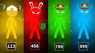 Stickman Party 234 Mini Games | 4 Players Random ~ Tournament Mode | MiniGames New Update Gameplay screenshot 3