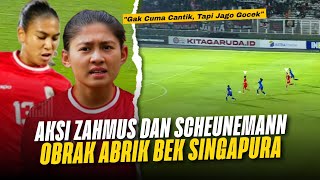 Dilirik Pelatih Lawan !! Duet Zahmus x Scheunemann Pamer Speed Gila Buat Bek Singapura Kaget