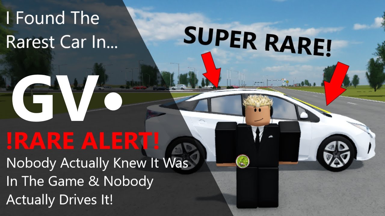 I Found The Rarest Car In Greenville! [ROBLOX] YouTube