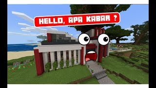 RUMAH PINTAR YANG BISA BICARA DI MINECRAFT PE !!