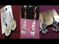 Simple beads earrings  pearl earrings diy  earrings making at home  sea shell earrings 