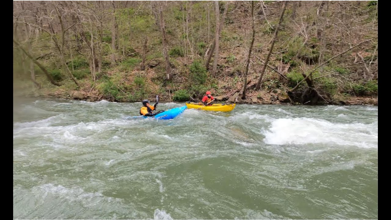 Kayaking the North Branch of the Potomac River at 1,590cfs Barnum, WV
