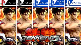 Tekken 5 | PS2 vs PS3 vs PS4 vs PS4 Pro vs PS5 | Graphics Comparison (Side by Side) 4K